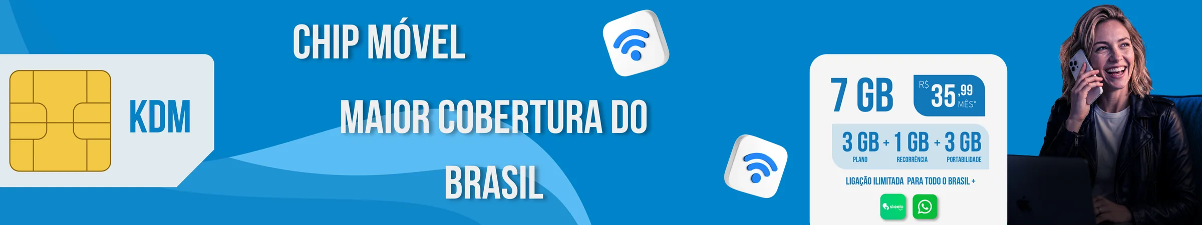 KDM Mobile, seu celular conectado no Brasil inteiro